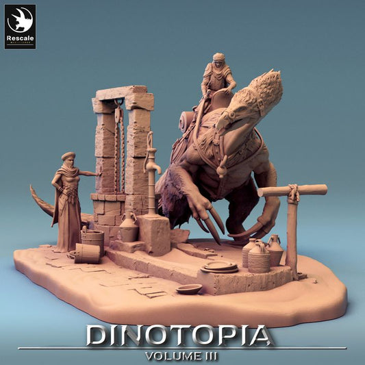 Therizinosaurus Dinosaur Beasts Diorama | Huge | Rescale Miniatures | D&D DnD Pathfinder Miniature