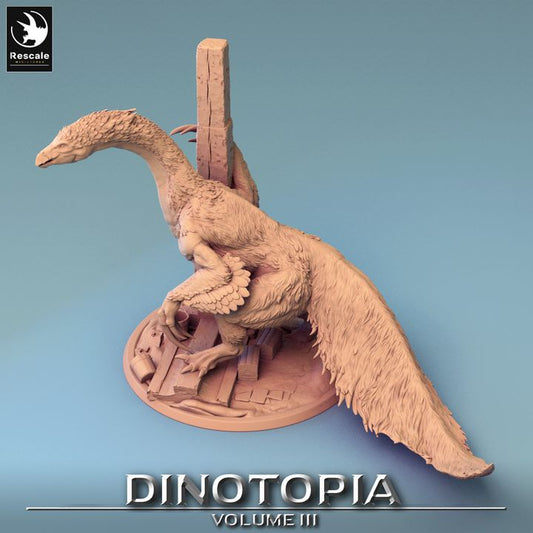 Therizinosaurus Dinosaur Diorama | Huge | Rescale Miniatures | D&D DnD Pathfinder Miniature