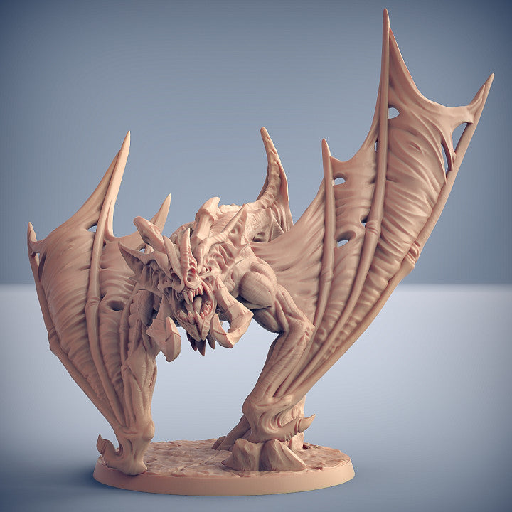 Bonelord Drakenmir on Bloodhunter Dire Bat - Mounted (75mm Base)