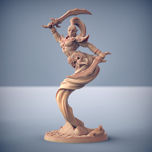 Djinn Elemental Magic Hero Miniature | Medium | Artisan Guild | D&D DnD Pathfinder Miniature