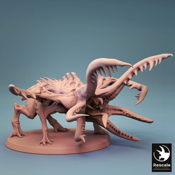 Insectoid Horror Creature Monsters | Large | Rescale Miniatures | D&D DnD Pathfinder Miniature
