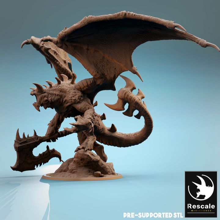 Infernum Dragon - Guard (100mm Base)