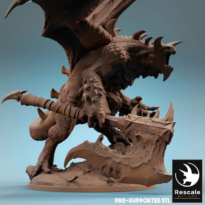 Infernum Dragon - Guard (100mm Base)