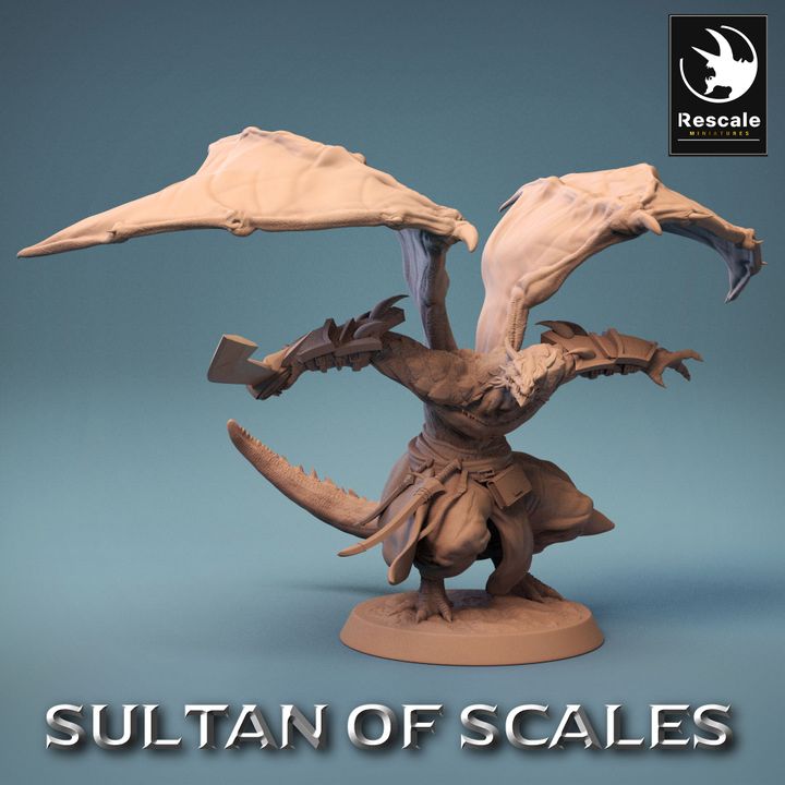 Collection Dragonborn Soldiers Warriors Magic | Medium | Rescale Miniatures | D&D DnD Pathfinder Miniature