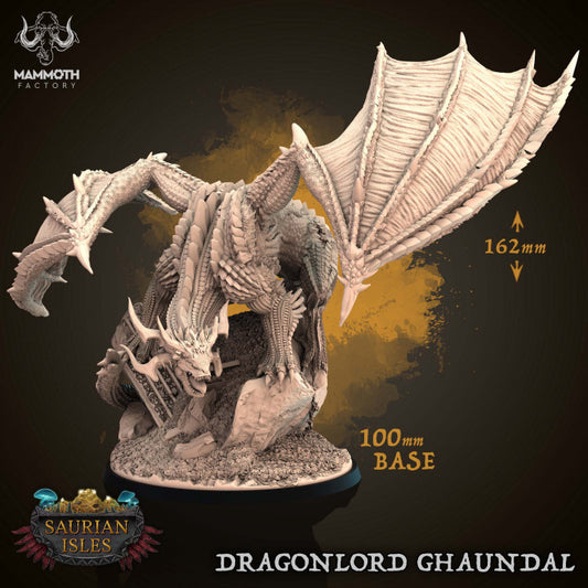 Dragonlord Ghaundal - Regal (100mm Base)