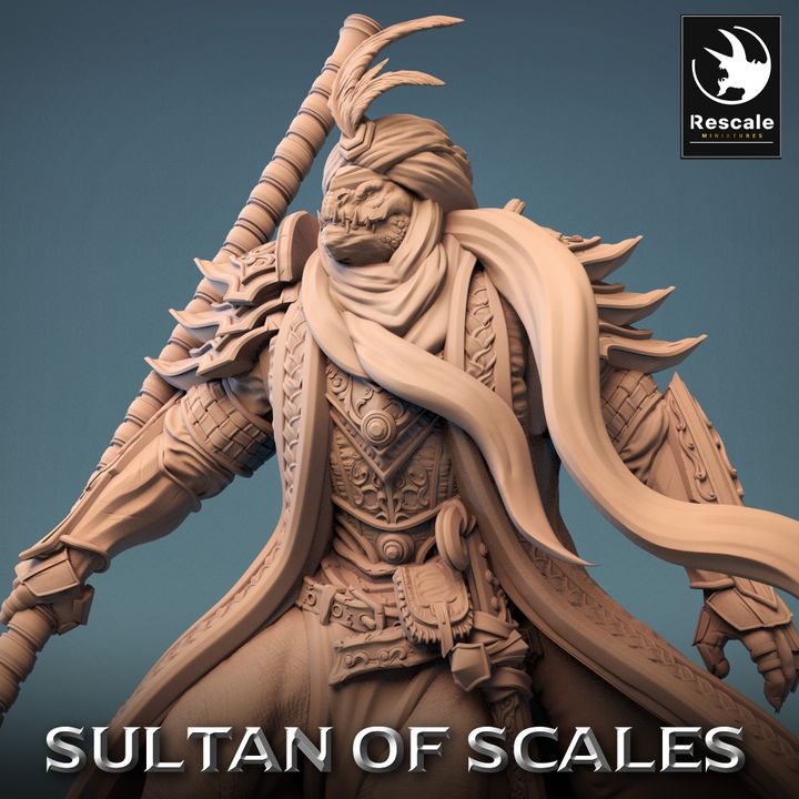 Dragonborn Draconic Defender Guard | Large | Rescale Miniatures | D&D DnD Pathfinder Miniature