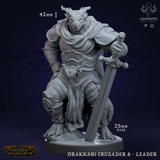 Drakkari Crusader Leader - Imperial (25mm Base)