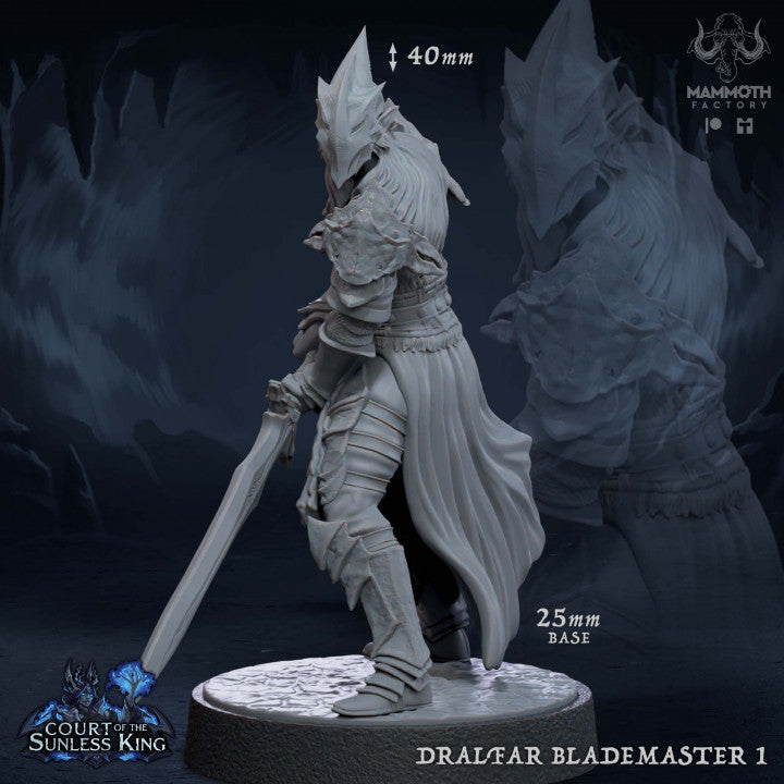 Elf Fighter Blademaster Swordmaster | Medium | Mammoth Factory | D&D DnD Pathfinder Miniature