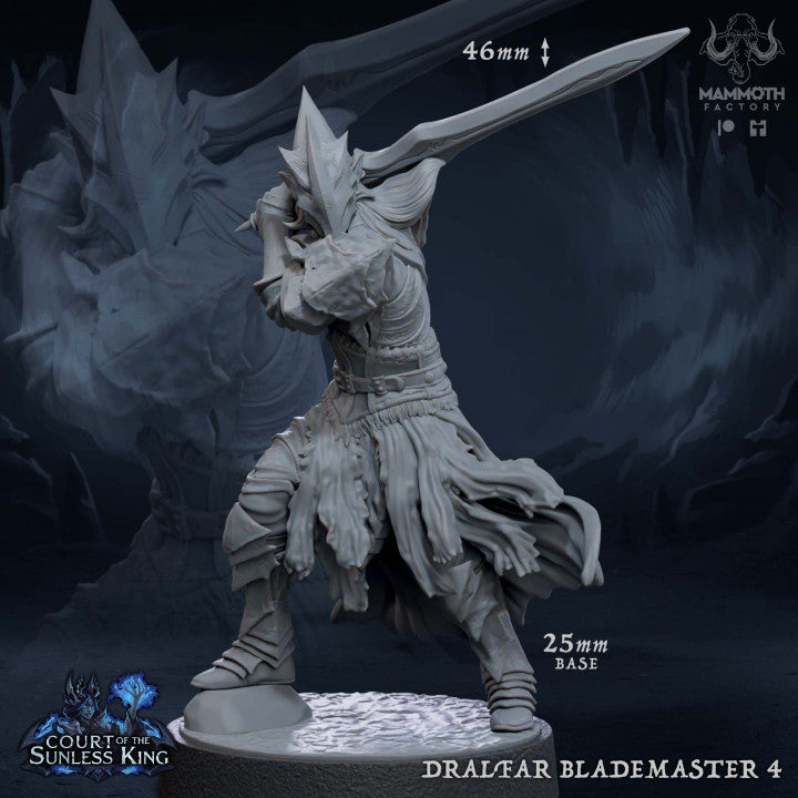 Elf Fighter Blademaster Swordmaster | Medium | Mammoth Factory | D&D DnD Pathfinder Miniature