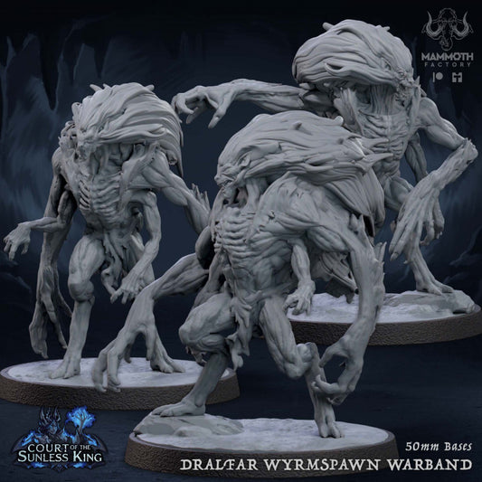 Dralfar Monstrous Dragon Humanoid | Large | Mammoth Factory | D&D DnD Pathfinder Miniature