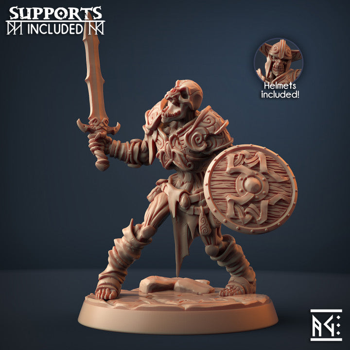 Draugr Warrior Undead Guardian Medium | Artisan Guild | D&D DnD Pathfinder Miniature