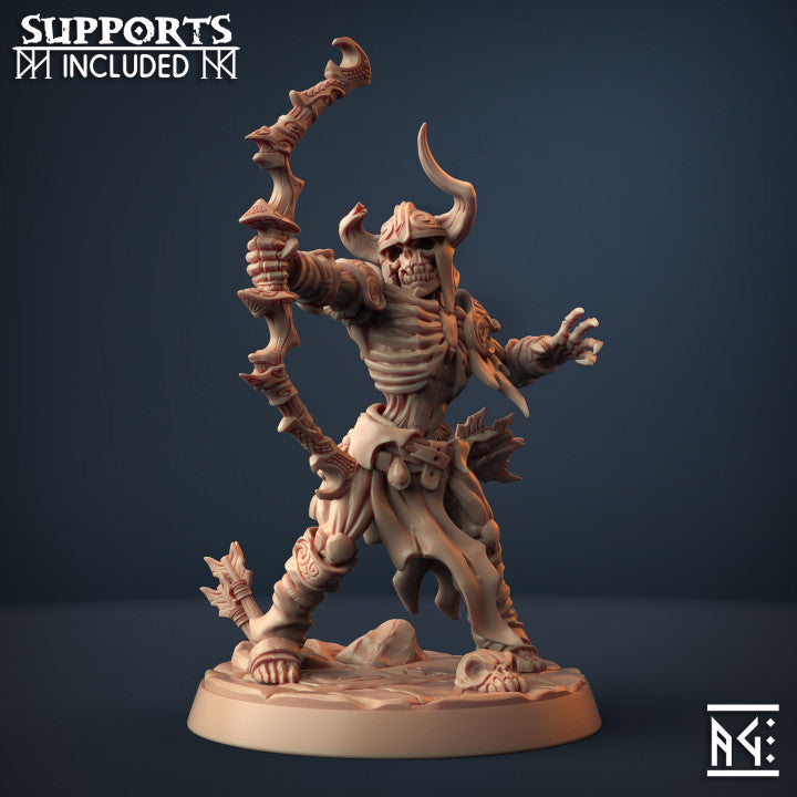 Draugr Archer Undead Warrior Miniature | Medium | Artisan Guild | D&D DnD Pathfinder Miniature