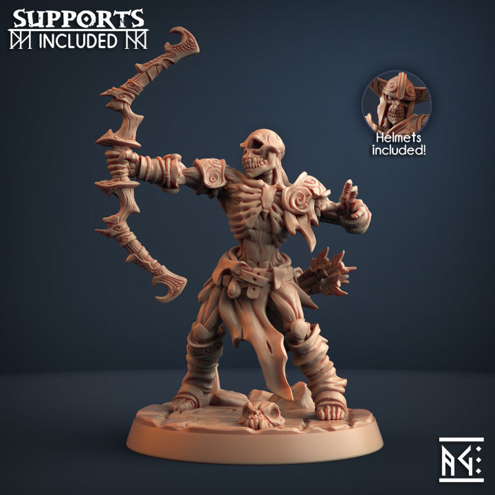 Draugr Archer Undead Warrior Miniature | Medium | Artisan Guild | D&D DnD Pathfinder Miniature