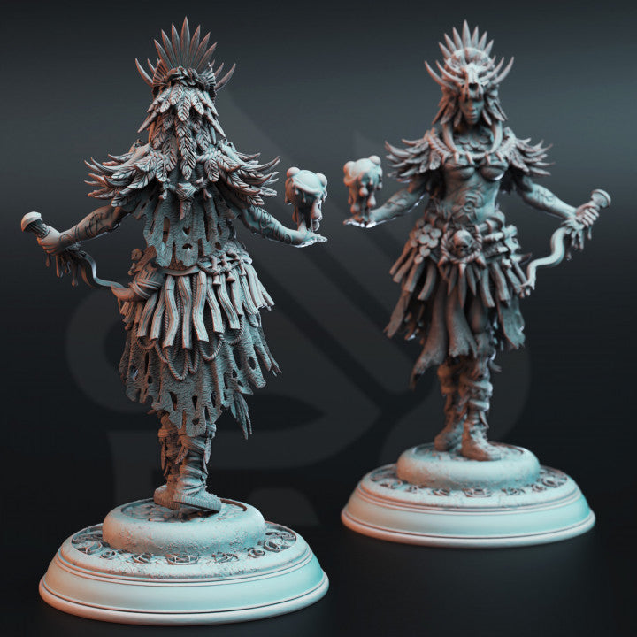 Goliath Blood Shaman Priestess Casting | Medium | DM Stash | D&D DnD Pathfinder Miniature