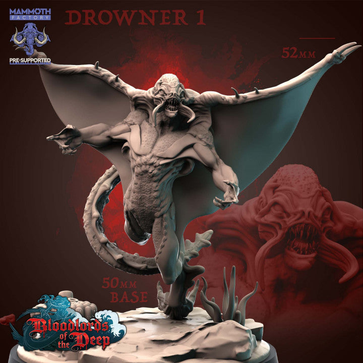 Sea Horror Monstrosity Predator | Large | Mammoth Factory | D&D DnD Pathfinder Miniature