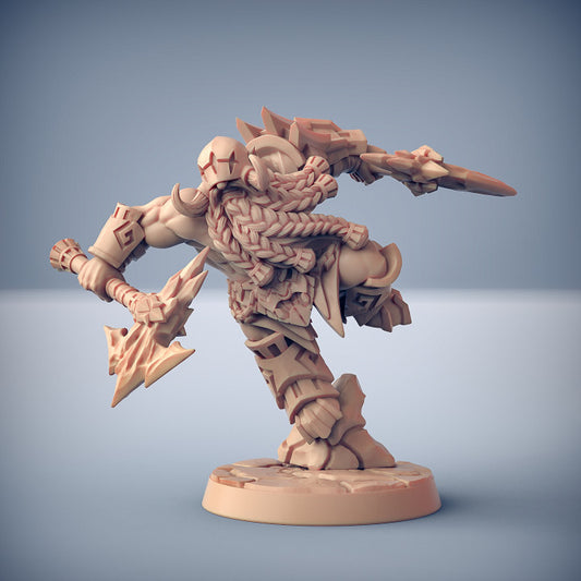Dumlok Flameseeker - Battle Stance (25mm Base)
