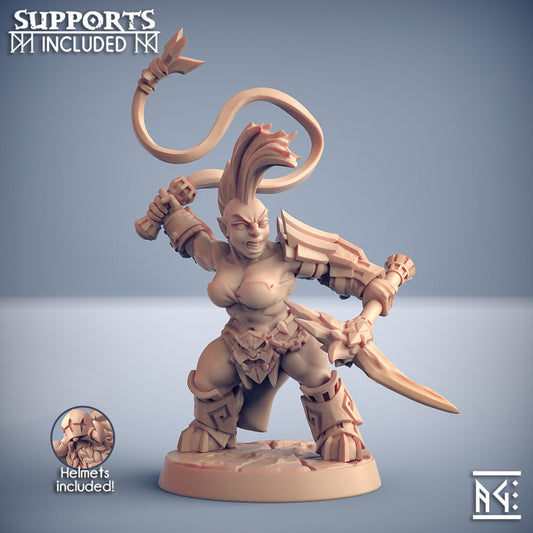 Dumlok Flameseeker - Whip (25mm Base)