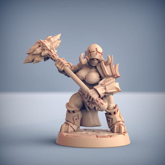 Dumlok Flameseeker - Berserker (25mm Base)