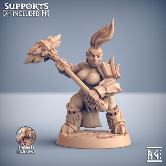 Dumlok Flameseeker - Berserker (25mm Base)