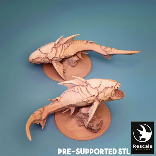 Dunkleosaurus - Resting (50mm Base)