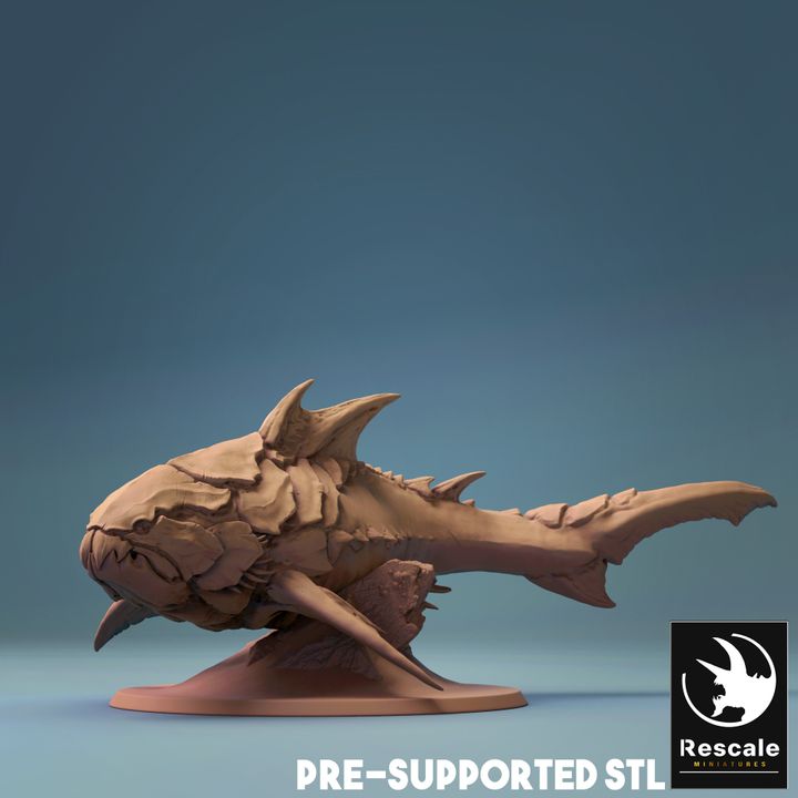 Dunkleosaurus - Resting (50mm Base)