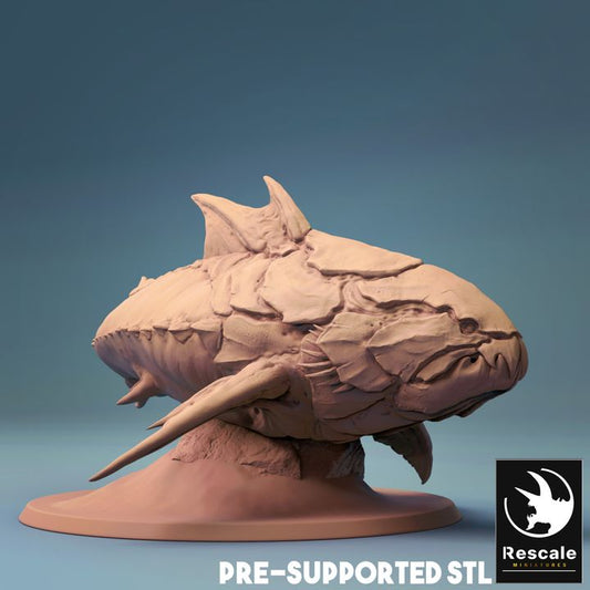 Dunkleosaurus - Resting (50mm Base)