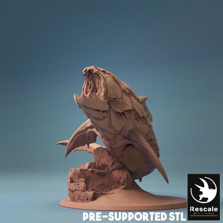 Dunkleosaurus - Resting (50mm Base)