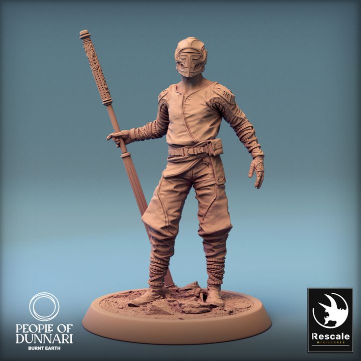 Collection Dunnari Humanoid Warriors Rogue Fighter | Medium | Rescale Miniatures | D&D DnD Pathfinder Miniature
