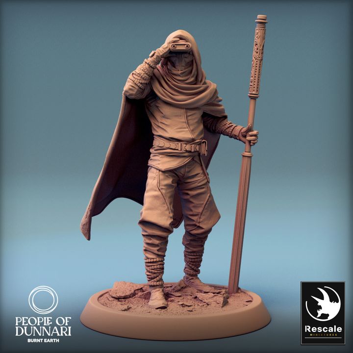 Collection Dunnari Humanoid Warriors Rogue Fighter | Medium | Rescale Miniatures | D&D DnD Pathfinder Miniature