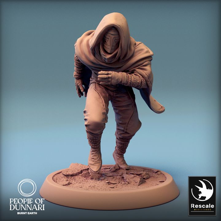 Collection Desert Ranger Sandweaver Humanoid | Medium | Rescale Miniatures | D&D DnD Pathfinder Miniature