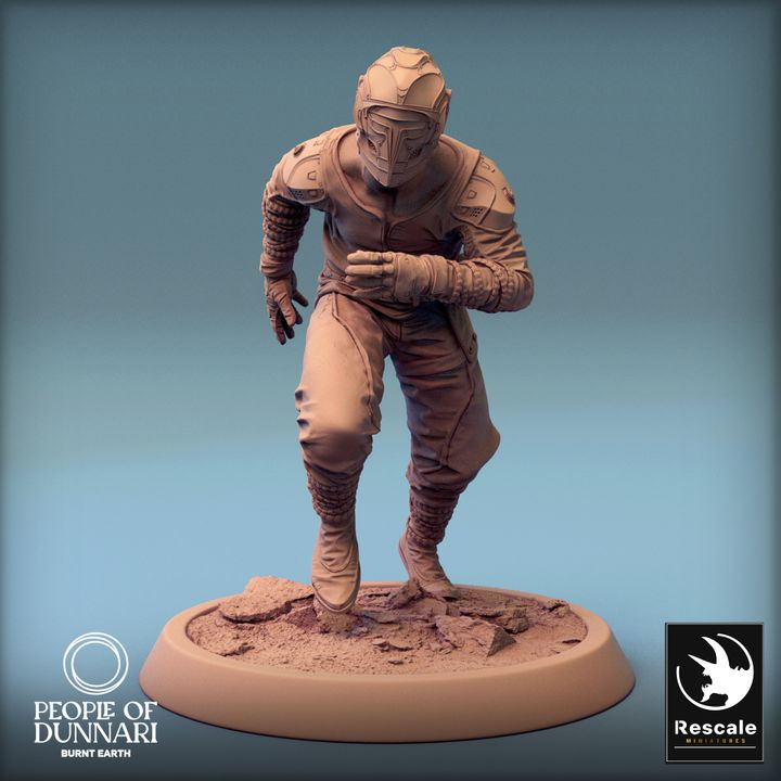 Collection Dunnari Humanoid Warriors Rogue Fighter | Medium | Rescale Miniatures | D&D DnD Pathfinder Miniature