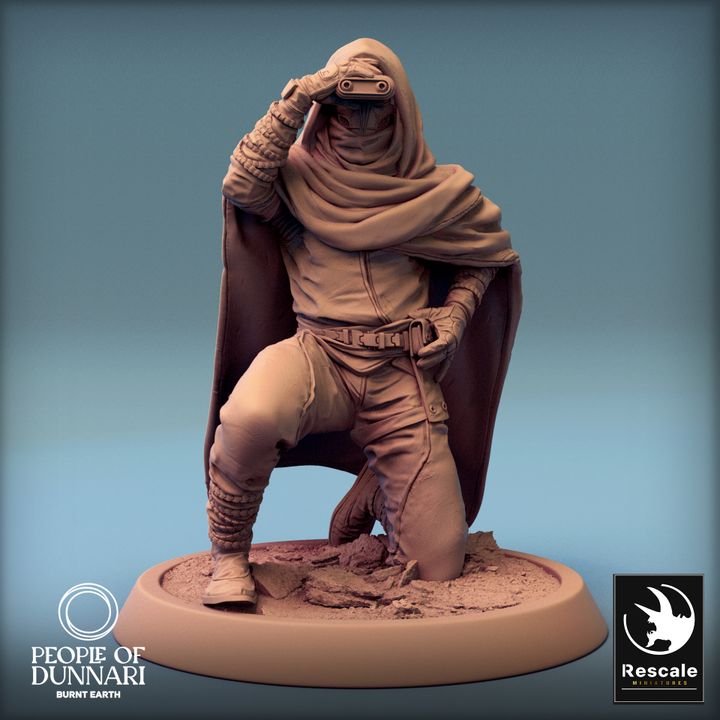Collection Dunnari Humanoid Warriors Rogue Fighter | Medium | Rescale Miniatures | D&D DnD Pathfinder Miniature