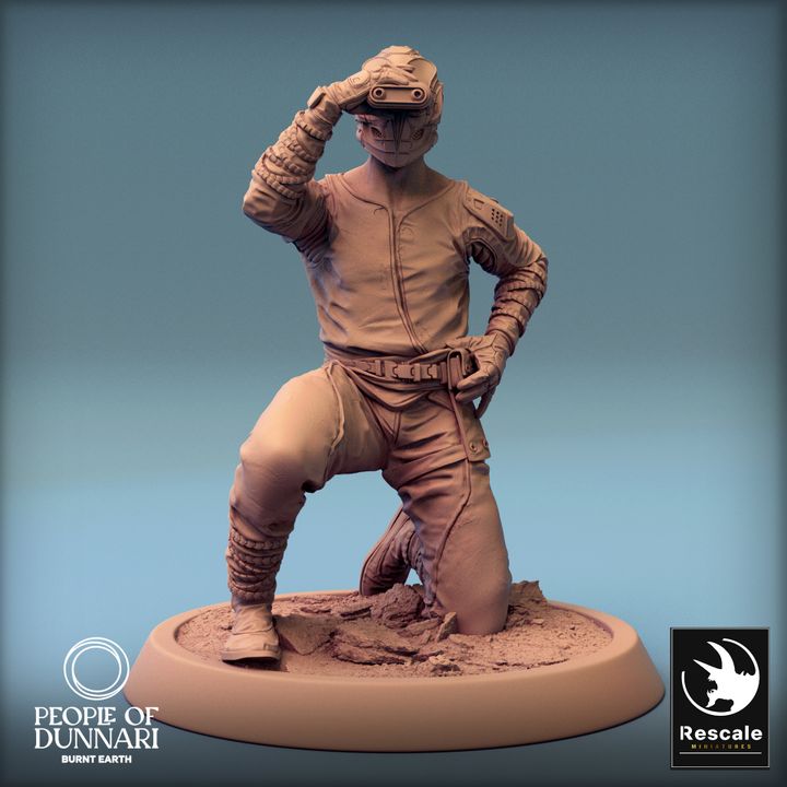 Collection Dunnari Humanoid Warriors Rogue Fighter | Medium | Rescale Miniatures | D&D DnD Pathfinder Miniature