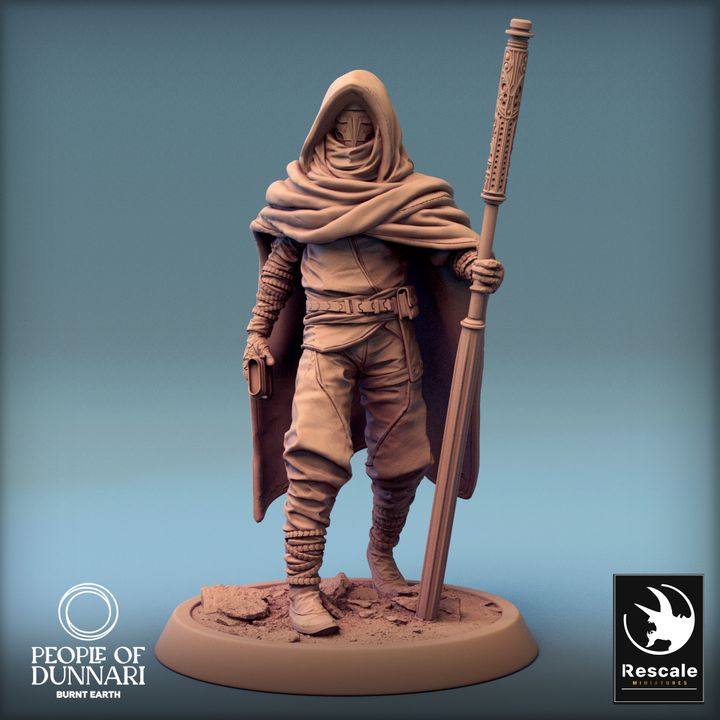 Collection Desert Ranger Sandweaver Humanoid | Medium | Rescale Miniatures | D&D DnD Pathfinder Miniature