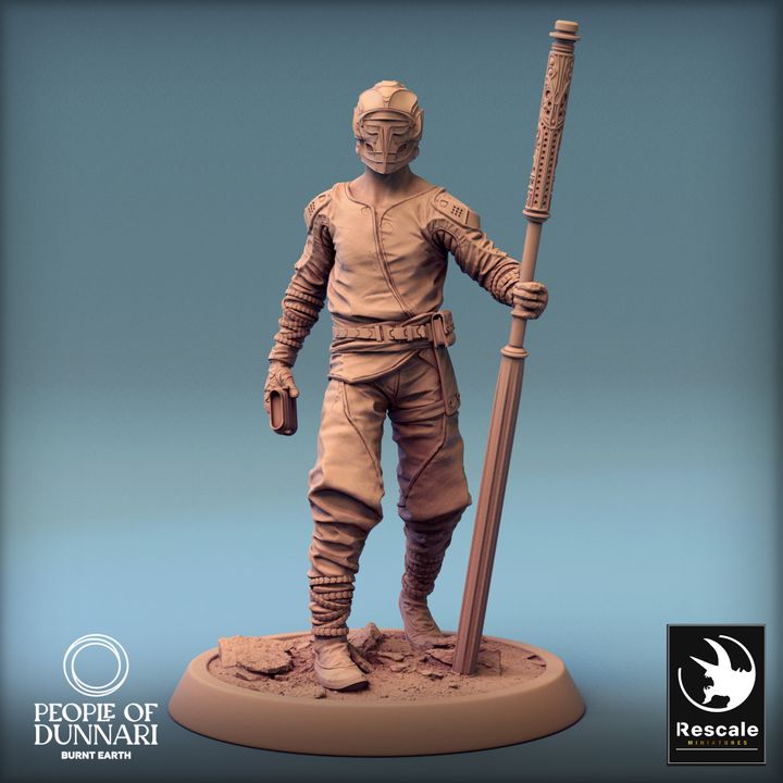 Collection Dunnari Humanoid Warriors Rogue Fighter | Medium | Rescale Miniatures | D&D DnD Pathfinder Miniature