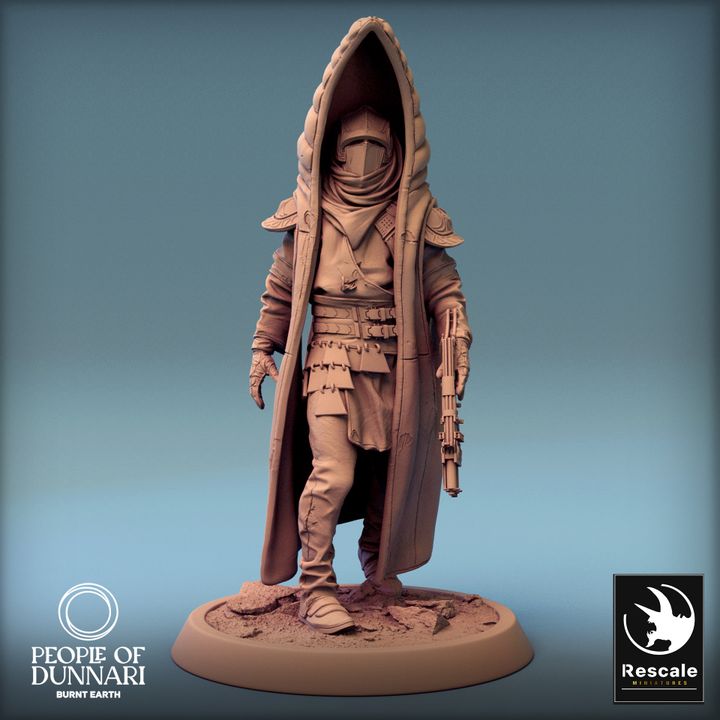 Collection Desert Rogue Warrior Miniature | Medium | Rescale Miniatures | D&D DnD Pathfinder Miniature