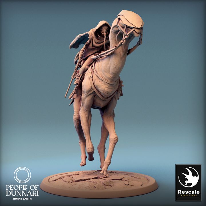 Sandstepper Creature Mount Desert Gallop | Large | Rescale Miniatures | D&D DnD Pathfinder Miniature