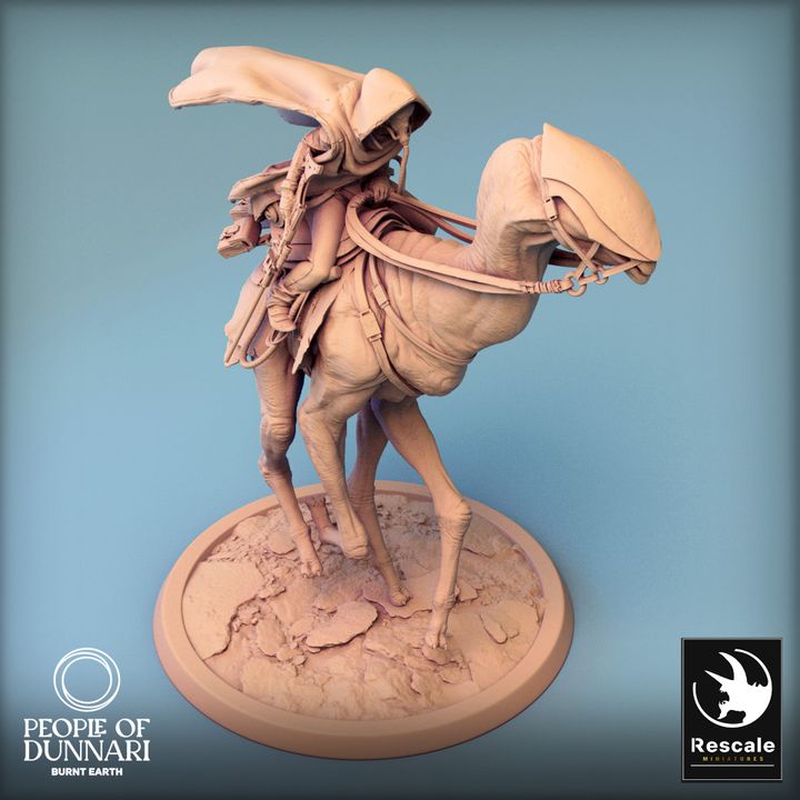 Sandstepper Creature Mount Desert Gallop | Large | Rescale Miniatures | D&D DnD Pathfinder Miniature
