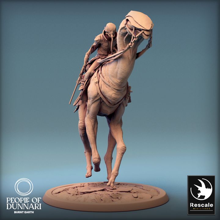 Sandstepper Creature Mount Desert Gallop | Large | Rescale Miniatures | D&D DnD Pathfinder Miniature