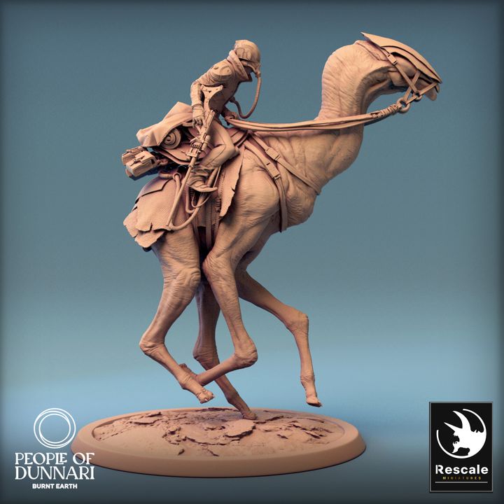 Sandstepper Creature Mount Desert Gallop | Large | Rescale Miniatures | D&D DnD Pathfinder Miniature