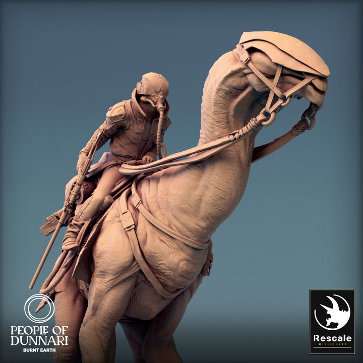 Sandstepper Creature Mount Desert Gallop | Large | Rescale Miniatures | D&D DnD Pathfinder Miniature