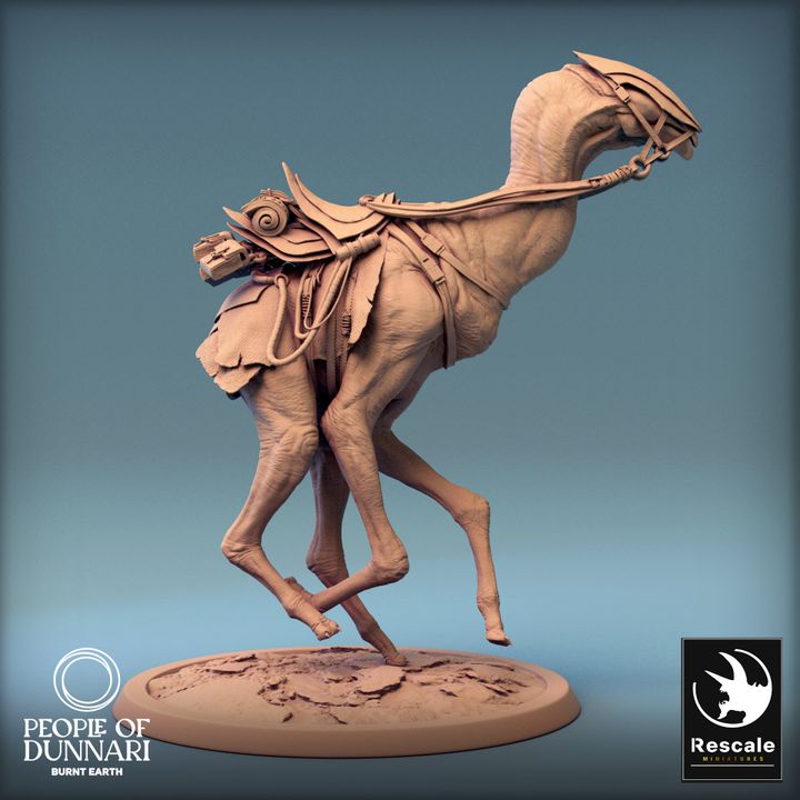 Sandstepper Creature Mount Desert Gallop | Large | Rescale Miniatures | D&D DnD Pathfinder Miniature