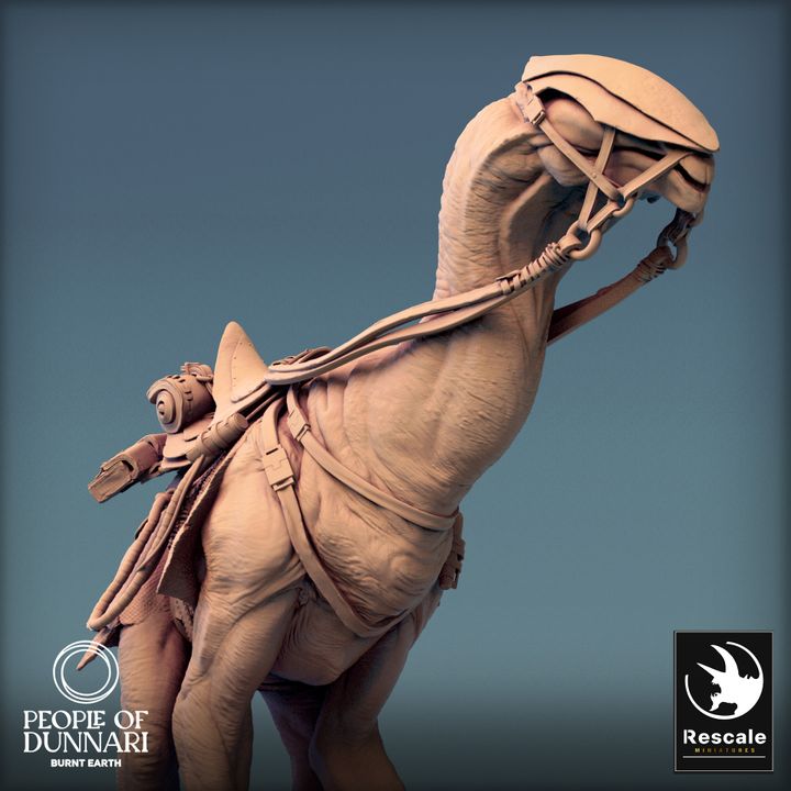 Sandstepper Creature Mount Desert Gallop | Large | Rescale Miniatures | D&D DnD Pathfinder Miniature