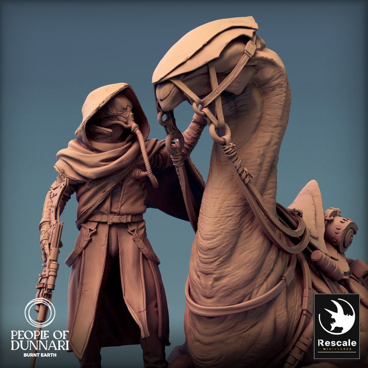 Sandstepper Desert Mount | Large | Rescale Miniatures | D&D DnD Pathfinder Miniature