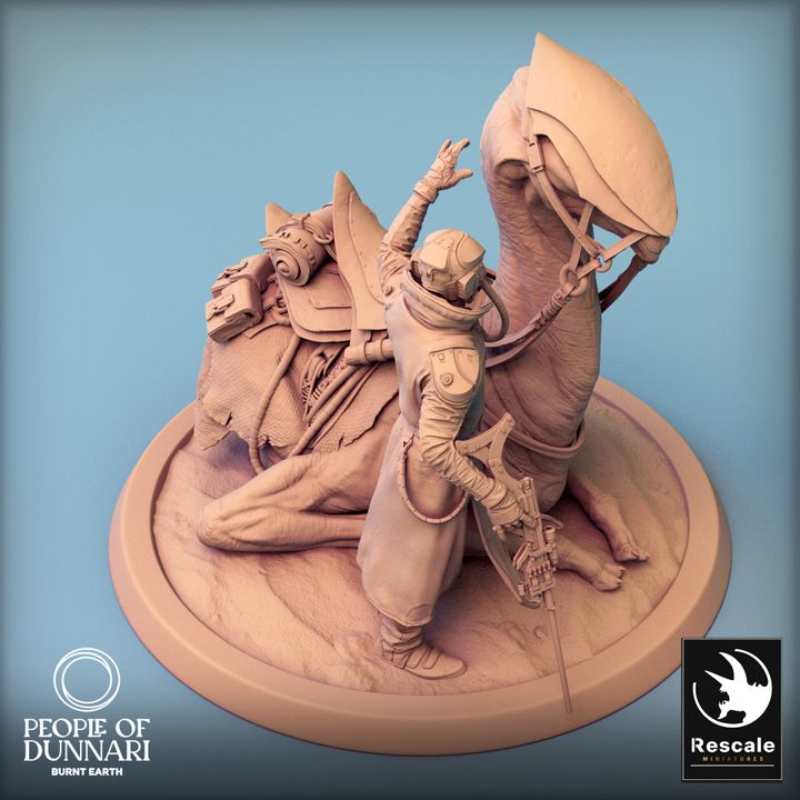 Sandstepper Desert Mount | Large | Rescale Miniatures | D&D DnD Pathfinder Miniature