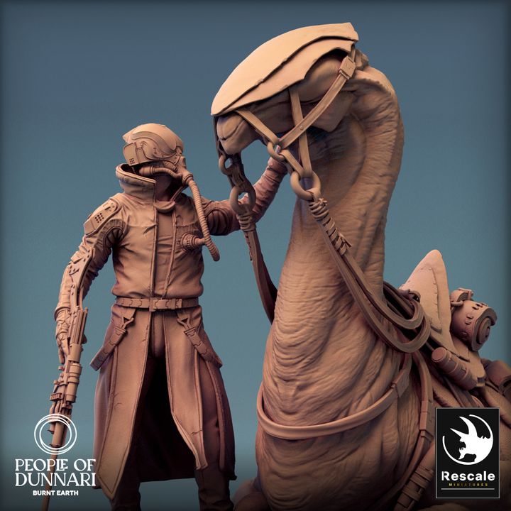 Sandstepper Desert Mount | Large | Rescale Miniatures | D&D DnD Pathfinder Miniature