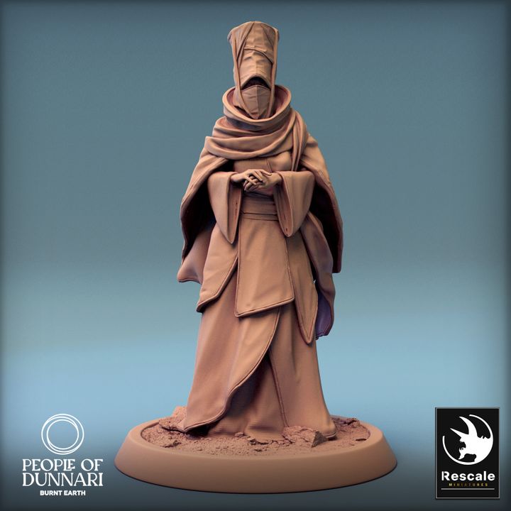 Collection Priestess Mystic Sage Humanoid | Medium | Rescale Miniatures | D&D DnD Pathfinder Miniature