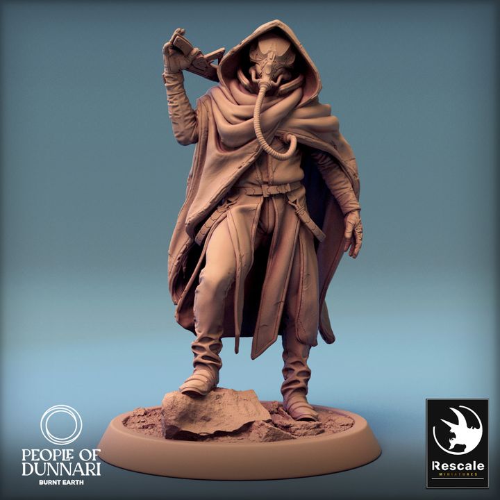 Collection Zephyr Ranger Desert Traveler | Medium | Rescale Miniatures | D&D DnD Pathfinder Miniature