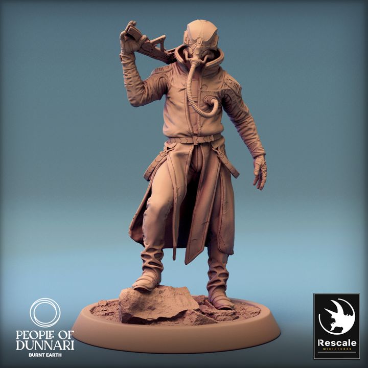 Collection Zephyr Ranger Desert Traveler | Medium | Rescale Miniatures | D&D DnD Pathfinder Miniature