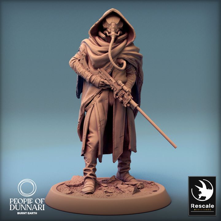 Collection Zephyr Ranger Desert Traveler | Medium | Rescale Miniatures | D&D DnD Pathfinder Miniature